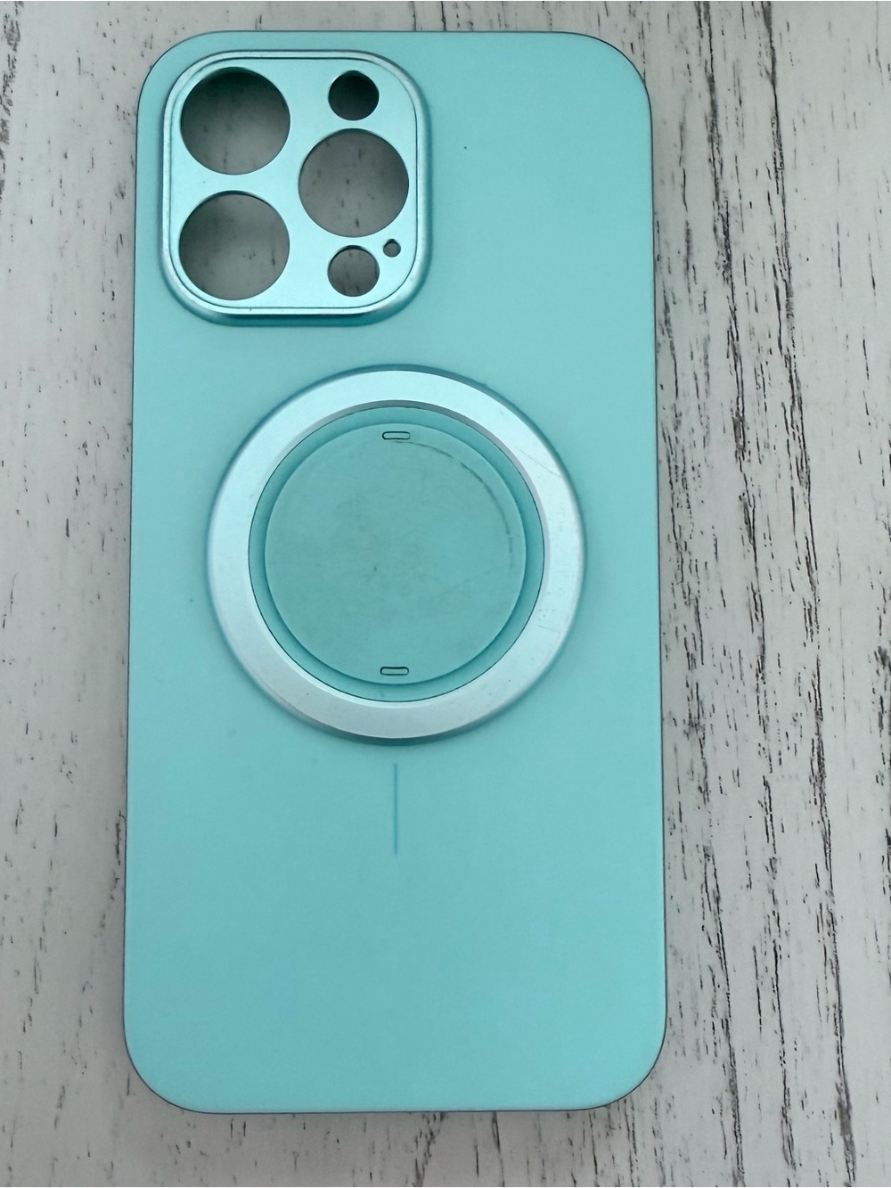 Oh Snap! Teal Magnetic Phone Case with Built-In Ring